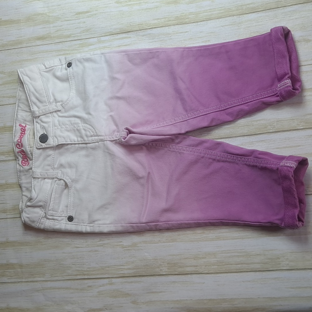 Girl's Purple Ombre Shade Capri